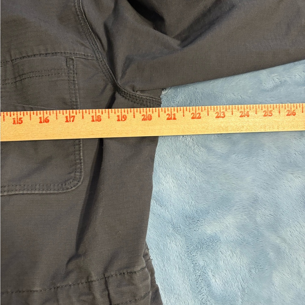 Carhartt Women Gray Utility Field Jacket Snap Zip Lightweight M 8/10 - Picture 4 of 10